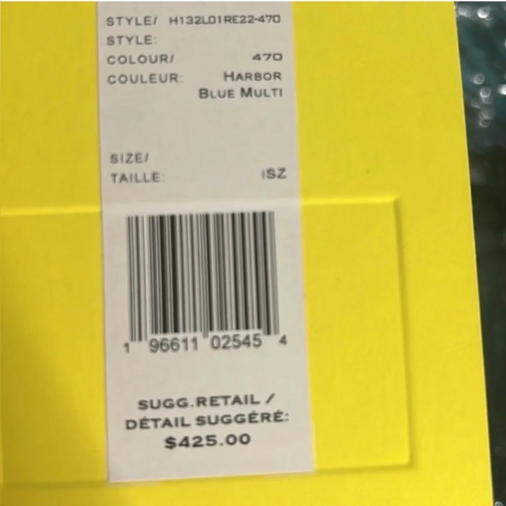 Marc Jacobs Blue Croc-Embossed Clutch with Feather Detail - Picture 7 of 7